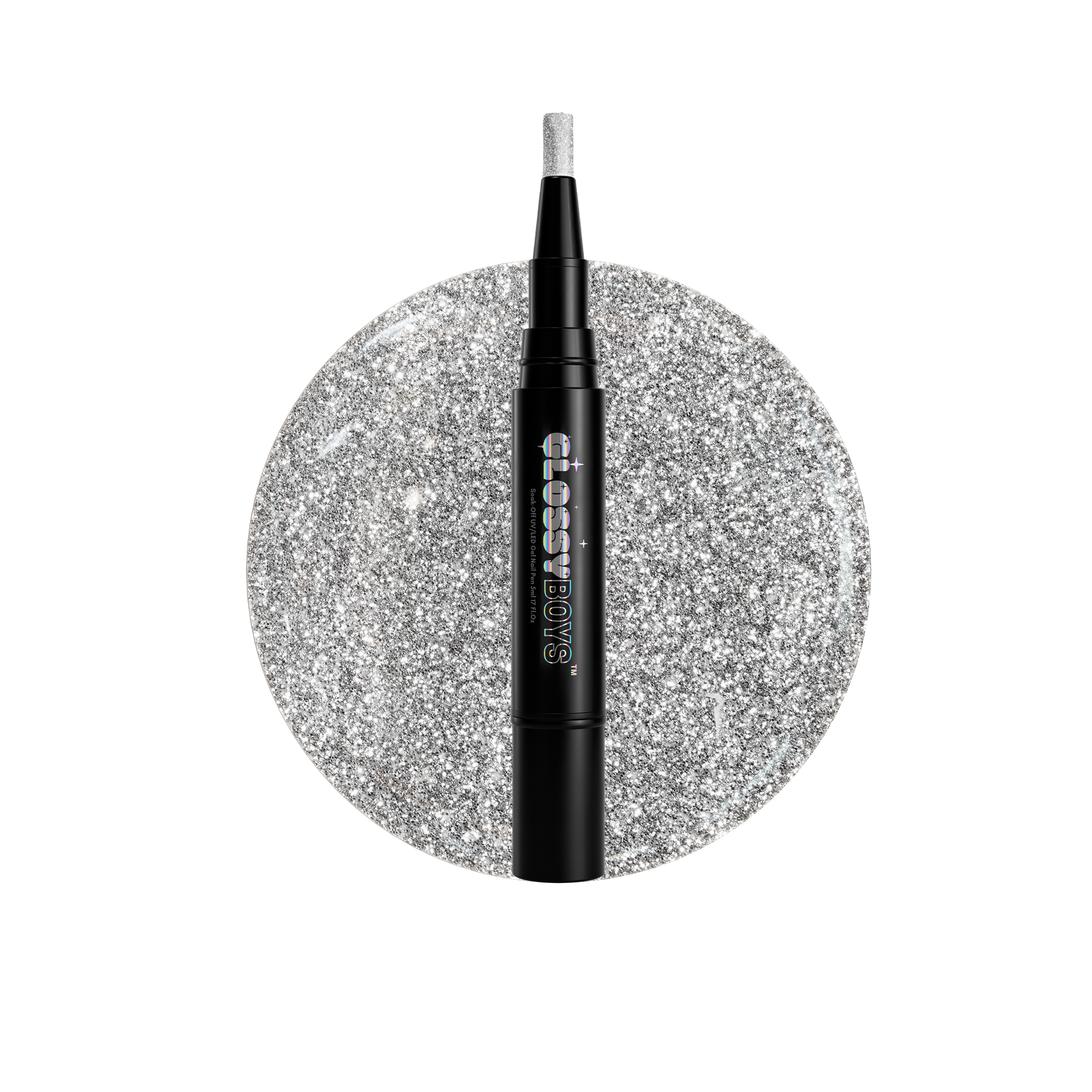 Nail Polish Pen - Silver - Glossy Boys