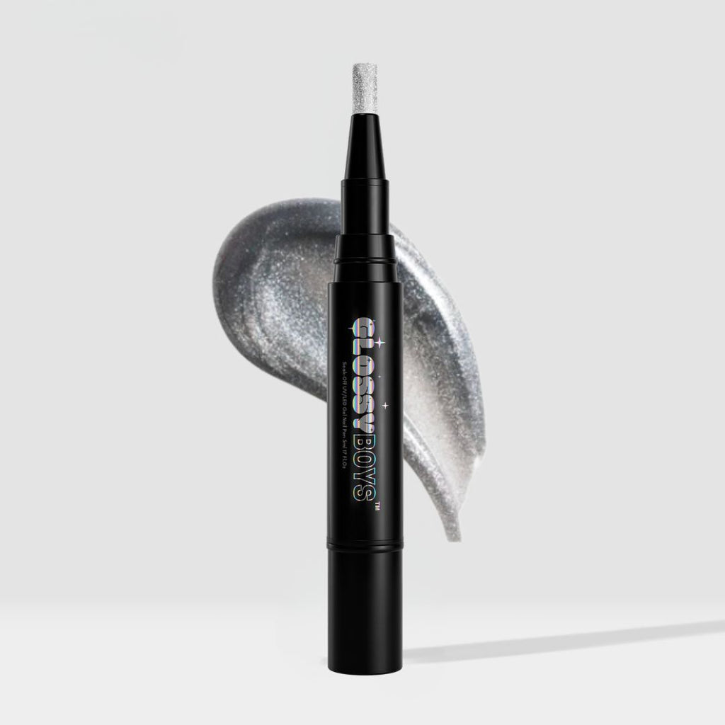 Nail Polish Pen - Silver - Glossy Boys